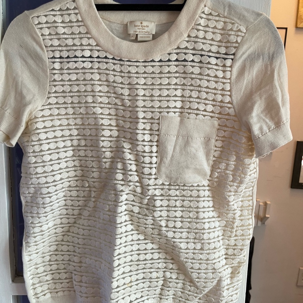 Kate Spade short sleeve top
